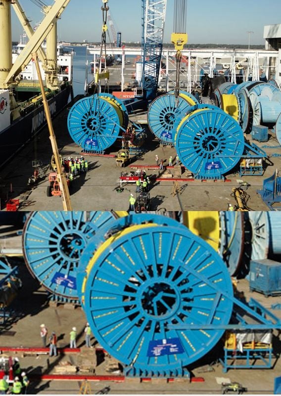 386 ton Cable Reels