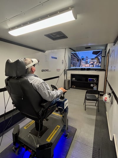 VR Crane Simulator Training