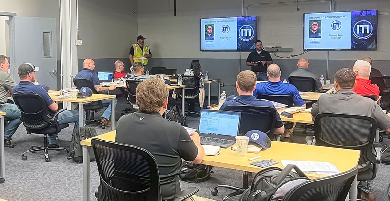 Instructor-led crane and rigging training class