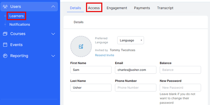 Assigning Content to Existing Learners