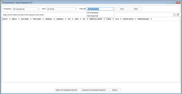 nexgen export import employees