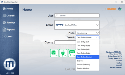 OHC cab connected trolly support