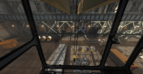 Overhead crane training simulator